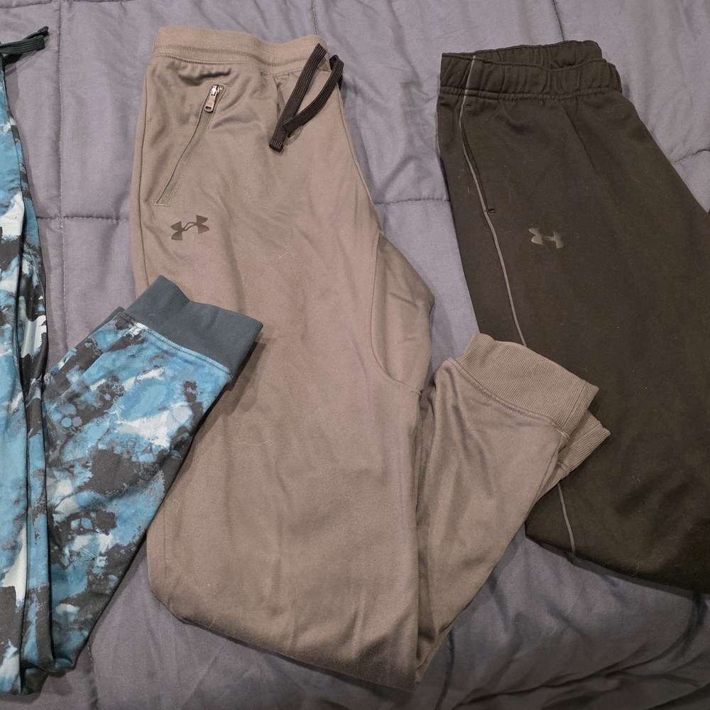 Under Armour Tan and Black Joggers